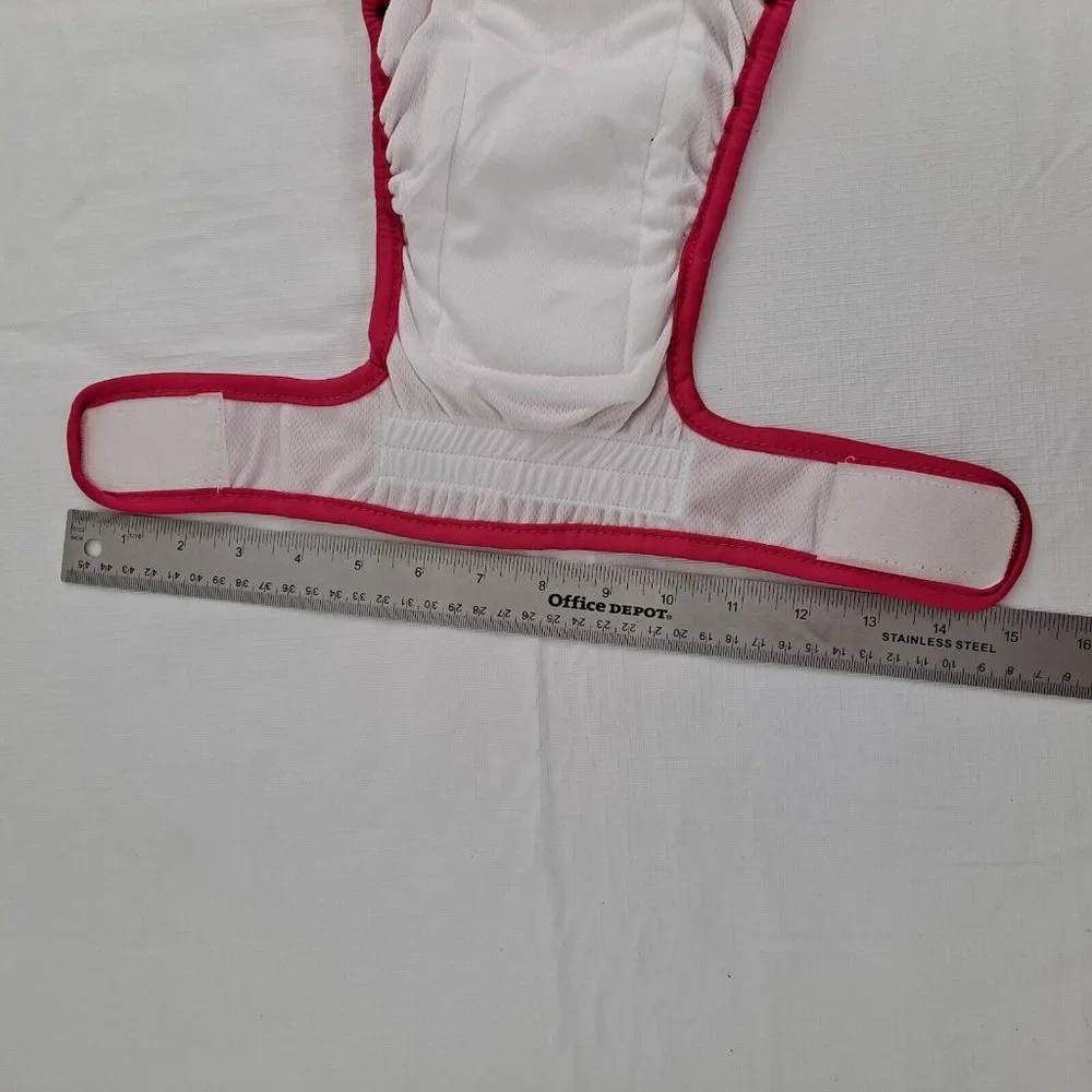 Dog Diaper Hot Pink Washable snap back LARGE